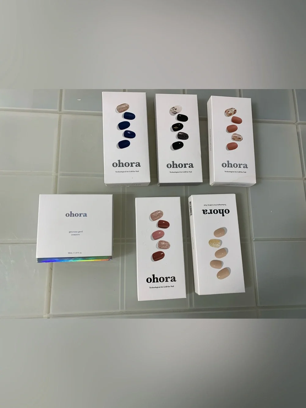 Ohora Nail Set 💅 Semi-cured Gel Nail Set Bundle - NIB